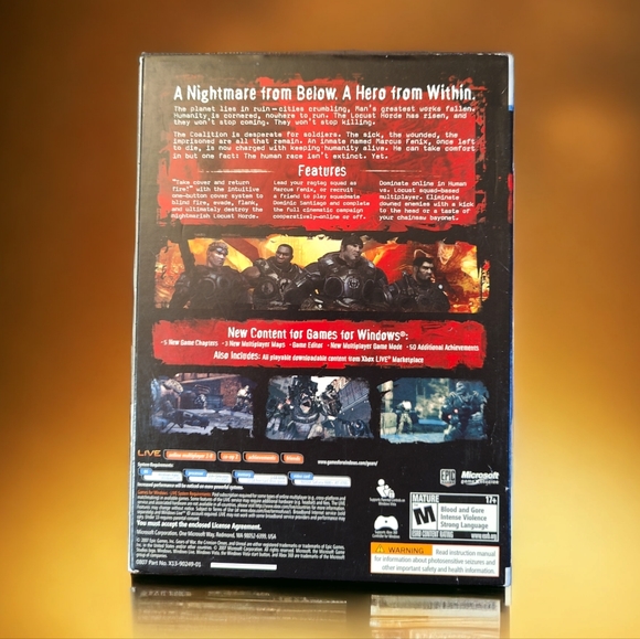 GEARS OF WAR 2 - DVD Box Video Game - PC Windows - Picture 2 of 2